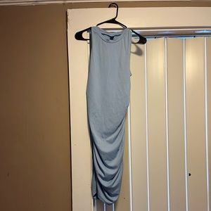 SHEIN cut-out solid rib-knit body on dress. Size L. Never worn